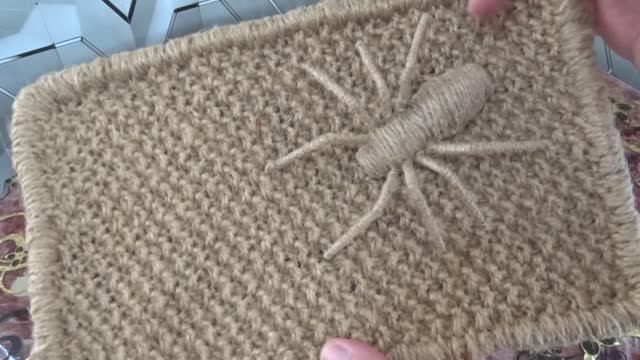 DIY.Сумочка кросс-боди из джута// ручная работа// моя авторская работа