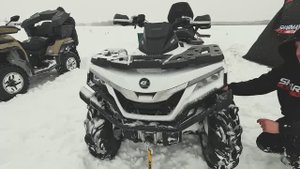 ПЕРВЫЙ ТЕСТ SHARMAX 1100 В СНЕГУ