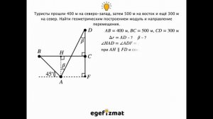 Как геометрически рассчитать перемещение | Кинематика