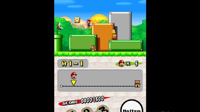 New Super Mario Bros. 3 DS (NDS) Gameplay on New Super Mario Bros Hack