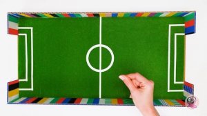 Играем дома ⚽ Мастерим настольный футбол из картона!