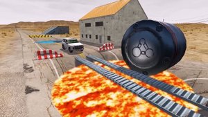 BeamNG.drive ! Машины против препядствий! ИгроМульт Краш-тест машин и техники!