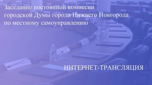 Итоги заседания постоянной комиссии по местному самоуправлению 09.12.2024