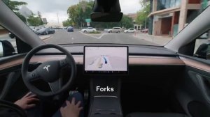 Пример Автопилота Tesla