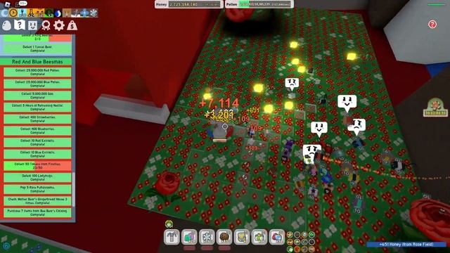 Очень *быстро* фармлю Gingerbread в Bee Swarm Simulator!👑🎁 смотреть онлайн