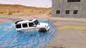 Грузовик - Toyota Flatbed Truck - Тест машин! Железная дорога против машиновоза! Выбоина против авто