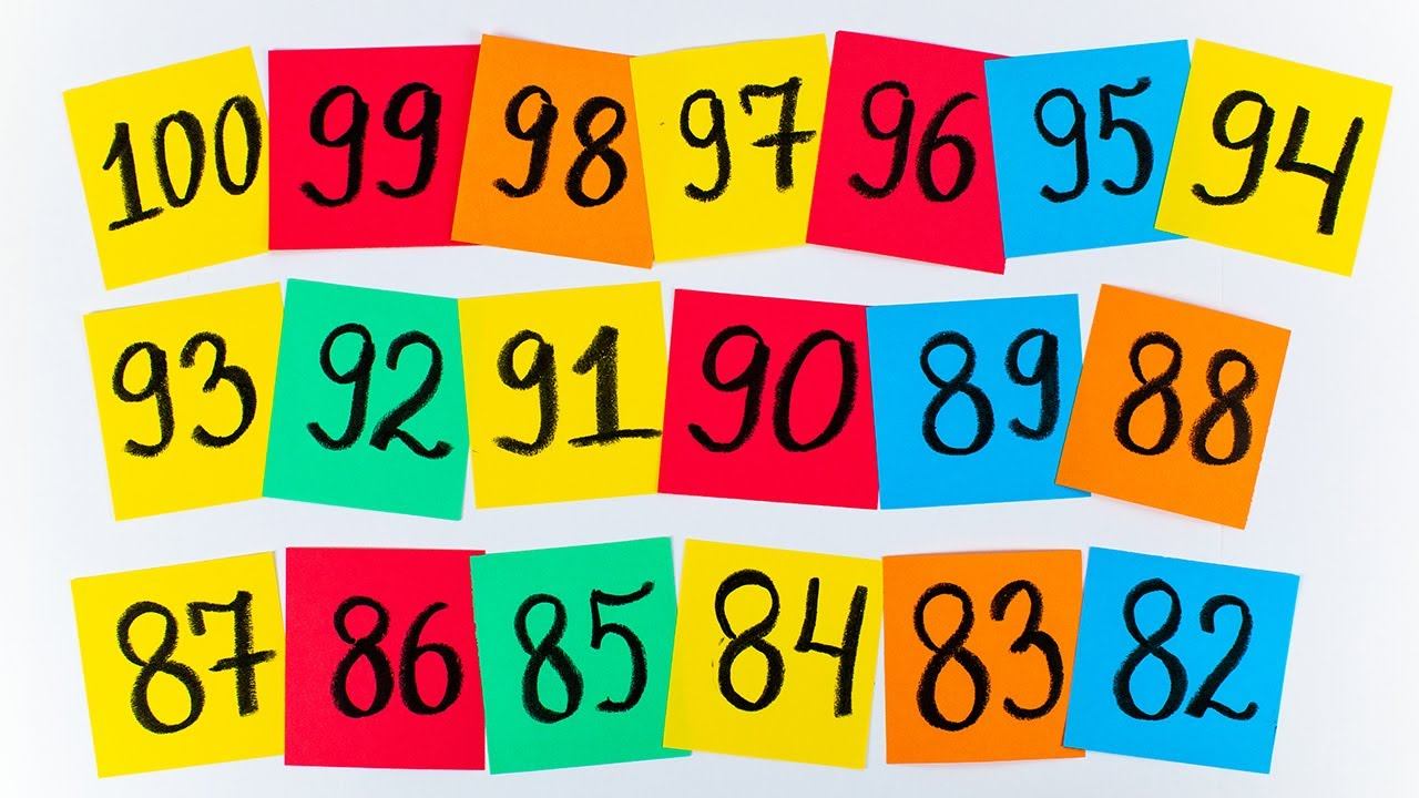 Обратный Счёт от 100 до 1! Учим Цифры! смотреть онлайн