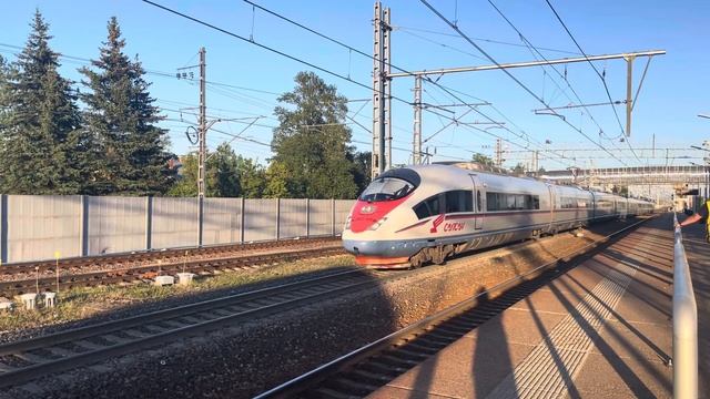 Отправление Сапсана ЭВС1/09 Санкт Петербург-Москва!‼️ смотреть онлайн