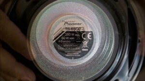 Распаковка и обзор Pioneer TS-650C. Прослушка твитера через кроссовер.