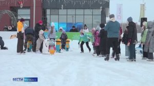 В Кемерове открылся большой каток рядом с Московской площадью