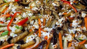 Овощи Гриль в Духовке. Рецепт Вкусного Праздничного Гарнира из Запеченных Овощей и Брынзы