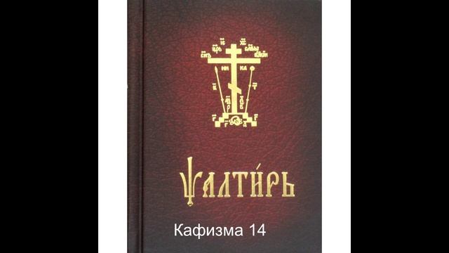 Псалтирь. Кафизма 14. Псалтирь с переводом.