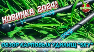 НОВИНКА 2024! Обзор карповых удилищ "SKY" от компании "De-Nova Carp Tackle"