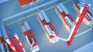 Газопоршневой генератор MTU 2500. Пакетирование ROLT.