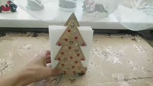 ЕЛОЧКА из джута не только для красоты,но и полезная вещь на Новогодний стол