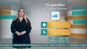 Погода в Старом Осколе на 10 декабря