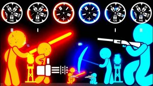 73. Битва стикменов за башню | Stickman Tower War | Кто победит?