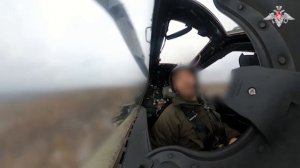 Боевая работа Ми-28