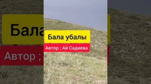 Кыргызча аудио китеп. Бала убалы.
