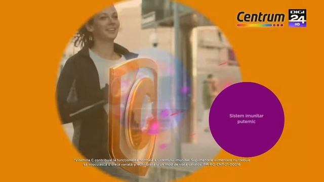 Reclamă Centrum - Cu 1000mg de Vitamina C 2022