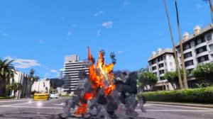 Godzilla Fire & Godzilla Ice VS Optimus Prime & Bumblebee (Transformers)