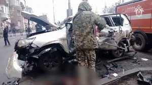 В Донецке взорвался автомобиль