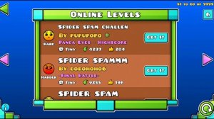Прохожу Spider Spam в Geometry dash