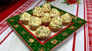 Вкусная Начинка для Тарталеток на Праздничный Стол и Новогодний Стол 2025