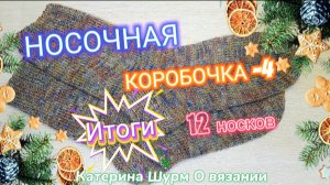 💗 ИТОГИ❗ НОСОЧНАЯ КОРОБОЧКА - 4 С КВАТЕРИНОЙ ШУРМ 🧦 12 носков