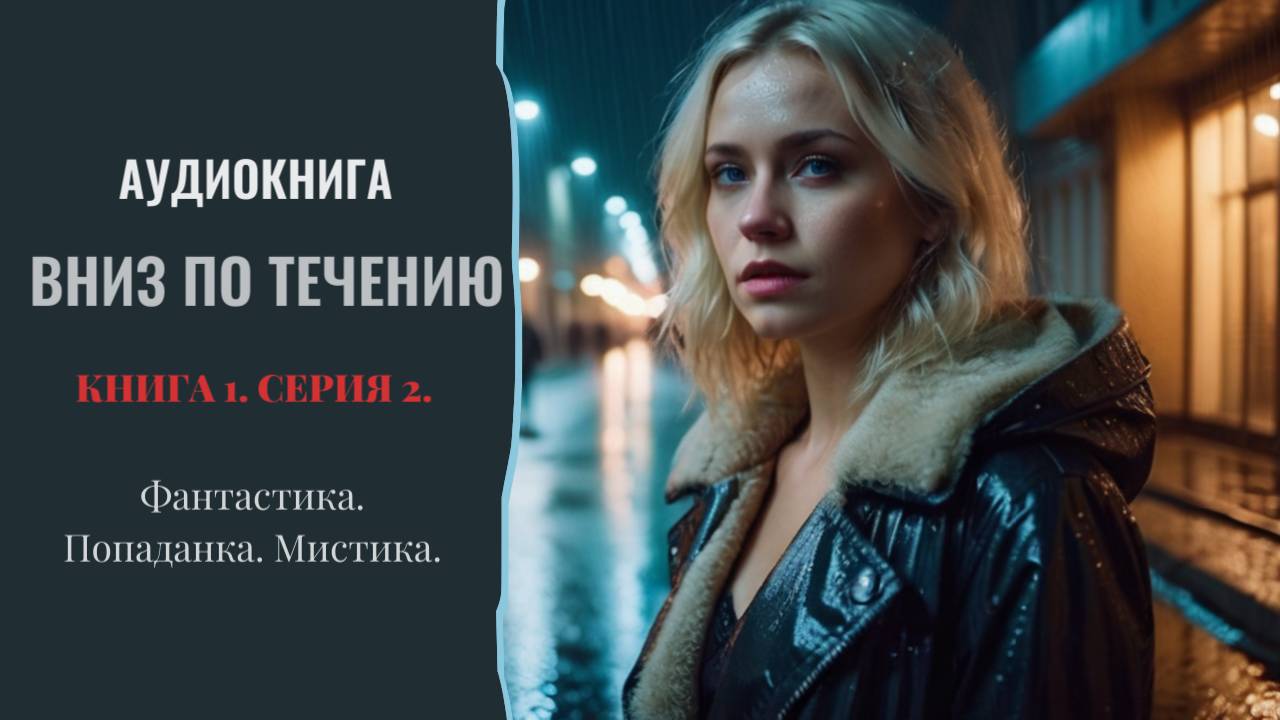 Фантастика ВНИЗ ПО ТЕЧЕНИЮ. СЕРИЯ 2. Автор Елизавета Сагирова. Аудиокнига. Мистика. Попаданка.
