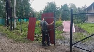 Забор из профлиста-3