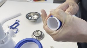 Установка сифона А-4011 с отводом для стиральной машины на кухонную мойку с прямоугольным переливом.