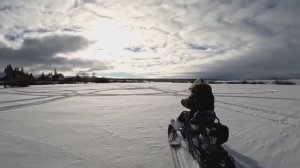 Пробуем сани-волокуши и сиденье для саней.#мотобуксировщик #зимняярыбалка #точкаотдыха#точкаотдыха64