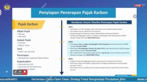 Kemenkeu Corpu Open Class: Strategi Fiskal Menghadapi Perubahan Iklim