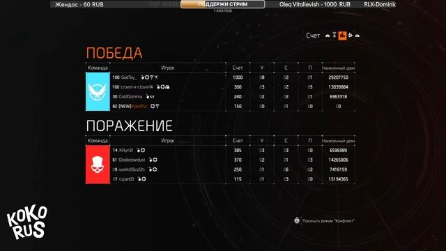 The DIVISION 2 - пвп Конфликт - Прохождение игры на PS5 смотреть онлайн