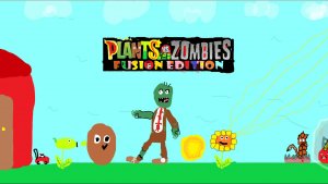 Plants vs Zombies Fusion Edition,1-4level-(1-4уровень,растения протев зомби)