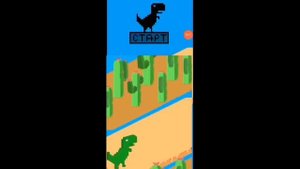 сделал гугл динозаврика в покет код! (3д!)