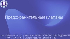 Предохранительные клапаны для воздушных поршневых компрессоров