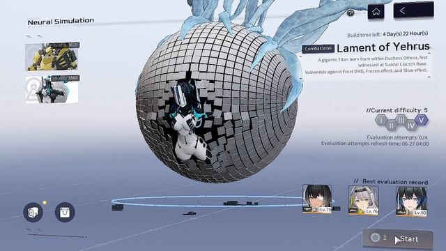 Neural Simulation: Joe The Bison & Yehrus [71k] | F2P Weapons Clear | Snowbreak CZ (PC) | 720p30