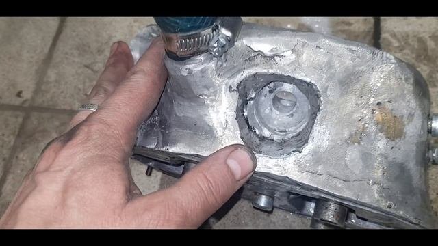 Водяное охлаждение на мотор мотоцикла Урал. ГБЦ с жидкостным охлаждением. Часть 3. Минитрактор 50