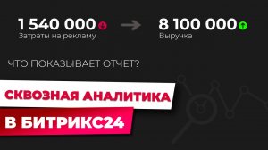 Что показывает Сквозная аналитика в Битрикс24 (обзор отчета)