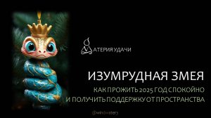 Как спокойно прожить 2025 год? Фэн-Шуй Змеи, прогноз по секторам на 2025 (03.02.2025 - 04.02.2026)