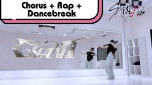 @StrayKidsJapanOfficial 스트레이키즈 'GIANT’ Chorus & Rap & Dancebreak Dance Tutorial (Slow & Mirror)