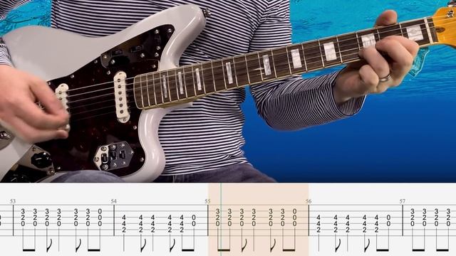 Nirvana - Come As You Are - урок игры на электрогитаре с табами смотреть онлайн