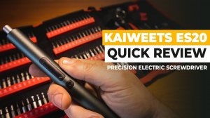 KAIWEETS ES20 Electric Screwdriver Kit Review