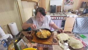 ПРОСТО ЖАРЕНАЯ КАПУСТА С КОЛБАСКОЙ.