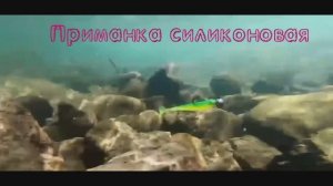 Как работает силиконовая приманка под водой