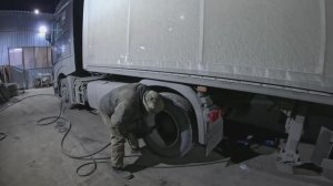 На тягаче перебрали тормоза. Заснеженные дороги. Работа в ТК Деловые Линии водителем категории Е.