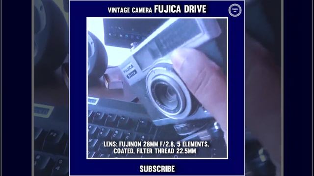 Fujica Drive Camera - Vintages Cameras - Antique Camera's - #antique #fujifilm #camera  #old #film