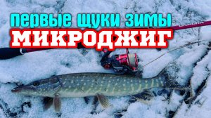 ❄️ЗИМНИЙ спиннинг в ДЕЛЕ!❄️ОХОТА на ЩУК!🔥  #микроджиг #дропшот #стритфишинг #рыбалка #fishing